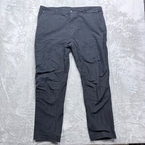 Harley-Davidson Cargo Pants Men 40x32 Charcoal Grey Articulated Knee Moto